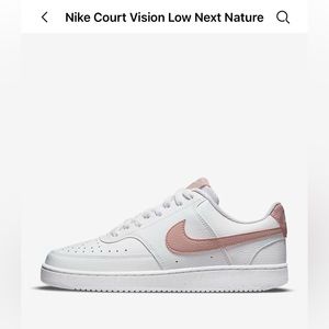 Nike Court Vision Low Next Nature - Womens size 7